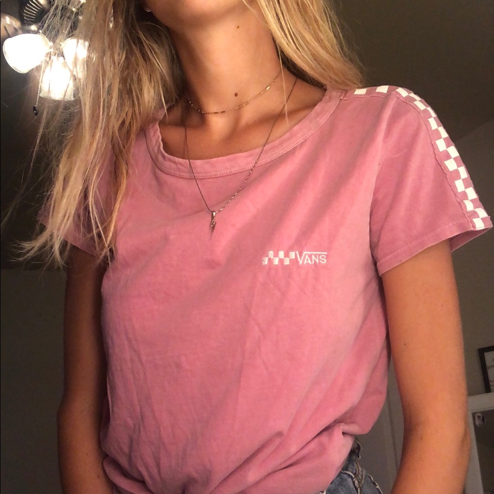 Vans checkered tee